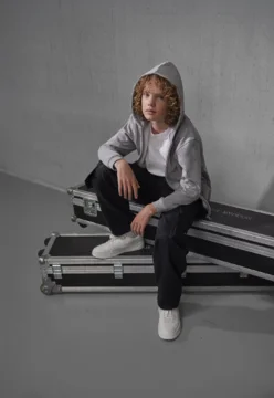 Kinder Kapuzen Sweatjacke