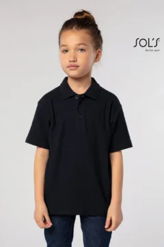 Kinder Piqué Polo