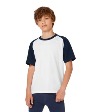 Kinder Raglan Kontrast T-Shirt