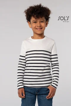 Kinder T-Shirt langarm gestreift