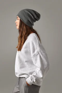 Langer Beanie