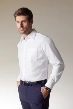 Micro-Twill Hemd langarm