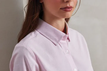 Oxford Bluse Streifen langarm