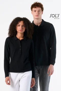 Piqué Polo langarm