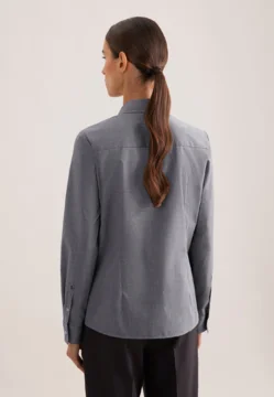 Popeline Bluse langarm