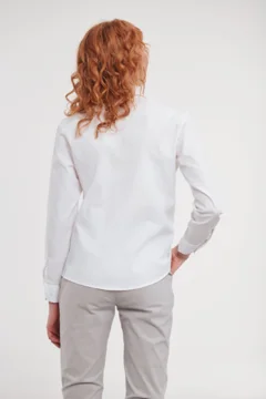 Popeline Bluse langarm