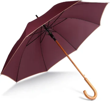 Regenschirm mit Holzgriff