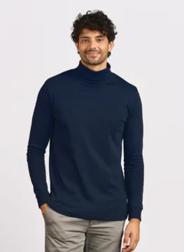 Rollkragen Shirt langarm