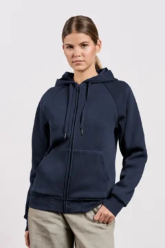 Schwere Damen Kapuzen Sweatjacke