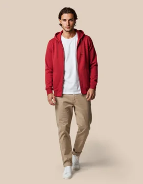 Schwere Unisex Kapuzen Sweatjacke