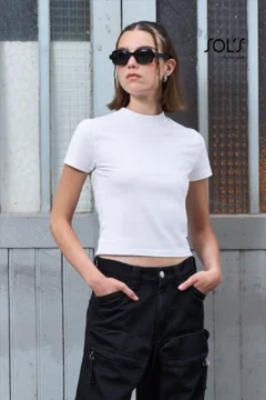 Schweres Damen Crop Top