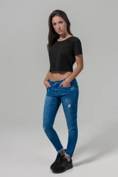 Schweres Damen Crop Top