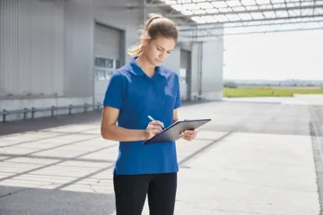 Schweres Damen Workwear Piqué Polo