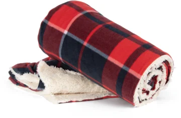 Sherpa Fleece Decke