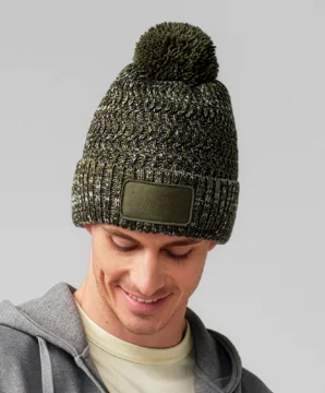 Strickmütze mit Pompon "Ramble Patch"