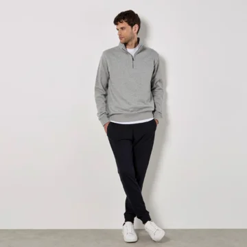 Sweater mit 1/4 Zip