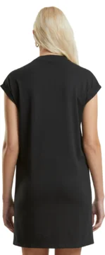 T-Shirt Kleid mit Stehkragen