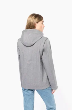 Unisex 3-Lagen Kapuzen Softshell Jacke