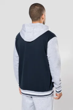 Unisex Kapuzen College Jacke "Teddy"