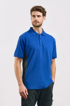 Unisex Kontrast Workwear Polo - EXCD