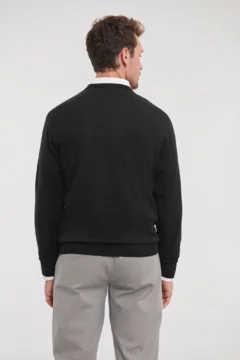 V-Ausschnitt Strickpullover
