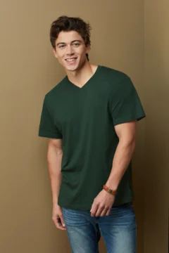 V-Ausschnitt T-Shirt