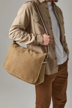 Vintage Tasche mit Umschlag