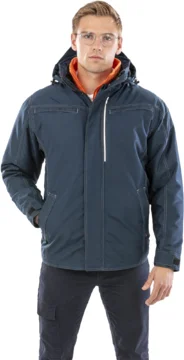 Workwear Jacke in Denim Struktur