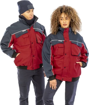 Workwear Jacke mit abnehmbaren Ärmeln