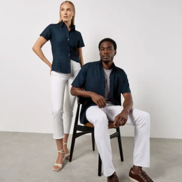 Workwear Oxford Bluse kurzarm