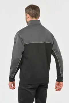 Workwear Sweater mit 1/4 Zip